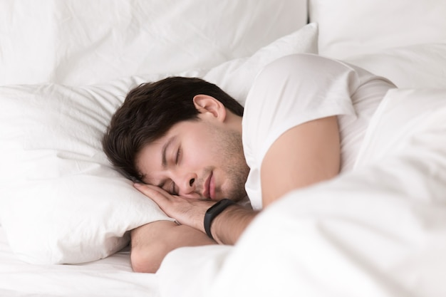 A person sleeping